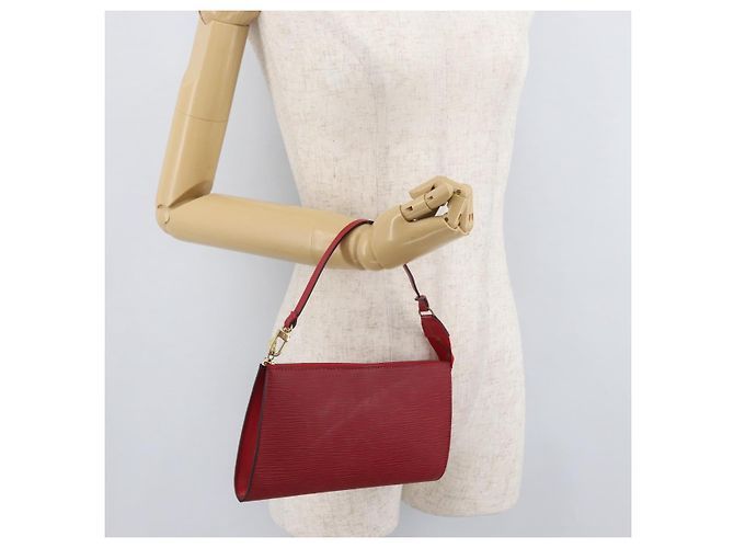 LOUIS VUITTON Epi Pochette Accessoires Pouch Red M52947 LV - vista 21