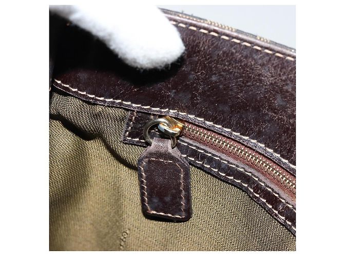 FENDI Zucca Canvas Shoulder Bag Black Brown - vista 19