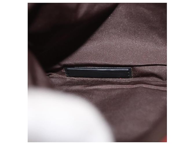 Miu Miu Shoulder Bag Leather Red Silver - vista 20