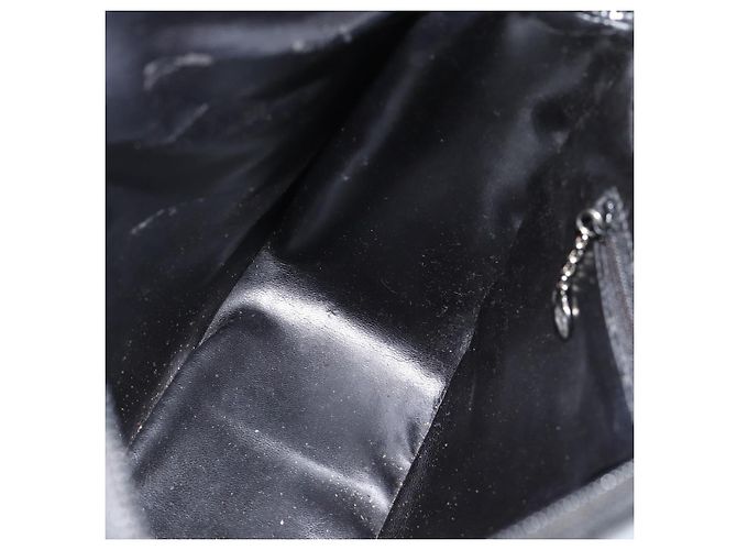 GUCCI Bolsa de ombro esmalte preto 001 1364 1703 - vista 18