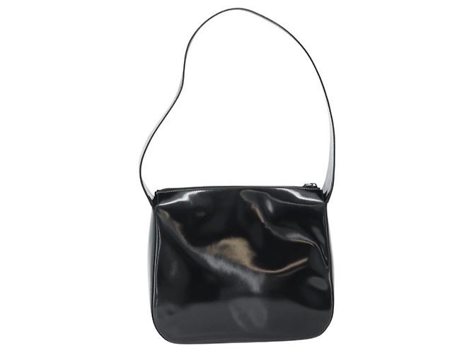GUCCI Bolsa de ombro esmalte preto 001 1364 1703 - vista 3
