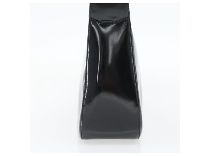 GUCCI Bolsa de ombro esmalte preto 001 1364 1703 - vista 4