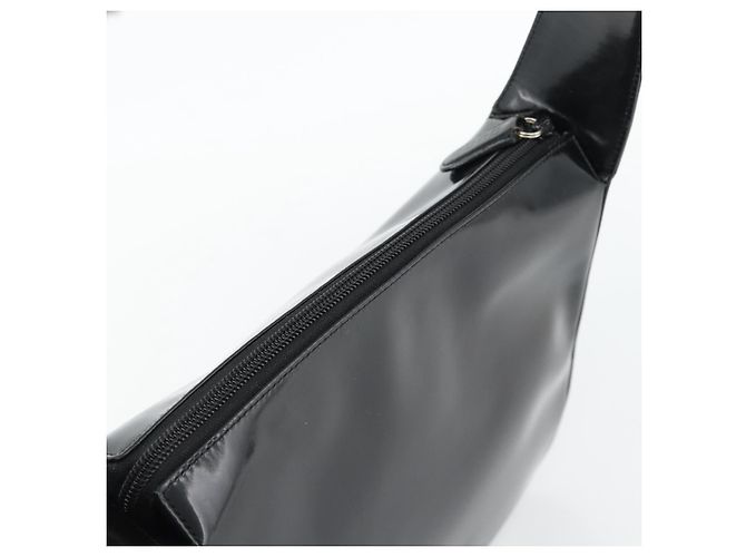 GUCCI Bolsa de ombro esmalte preto 001 1364 1703 - vista 6