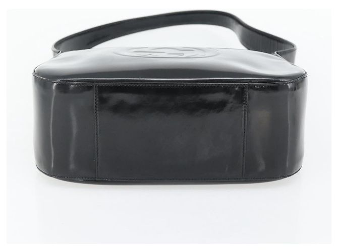 GUCCI Bolsa de ombro esmalte preto 001 1364 1703 - vista 9