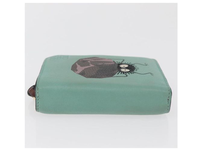 LOEWE LOEWE × Studio Ghibli Suswatari Wallet Leather Green Gold - vista 4