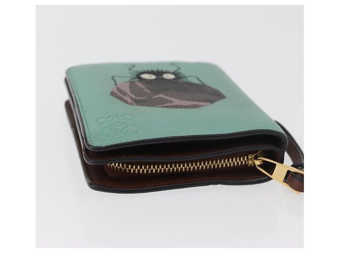 LOEWE LOEWE × Studio Ghibli Suswatari Wallet Leather Green Gold - vista 5