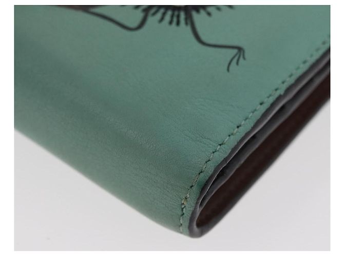 LOEWE LOEWE × Studio Ghibli Suswatari Wallet Leather Green Gold - vista 7