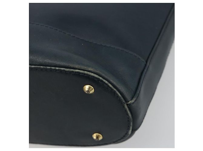 Tiffany & Co TIFFANY&Co. Chain Shoulder Bag Leather Navy Gold - vista 10