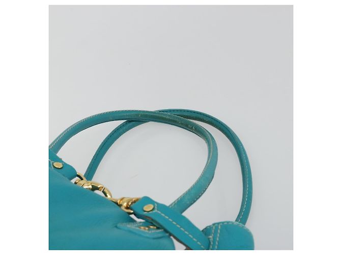 Céline CELINE Tote Bag Leather Blue Gold - vista 14