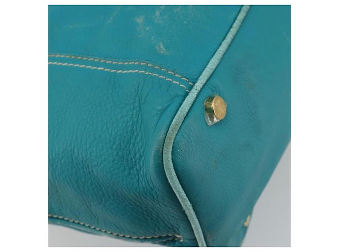 Céline CELINE Tote Bag Leather Blue Gold - vista 17