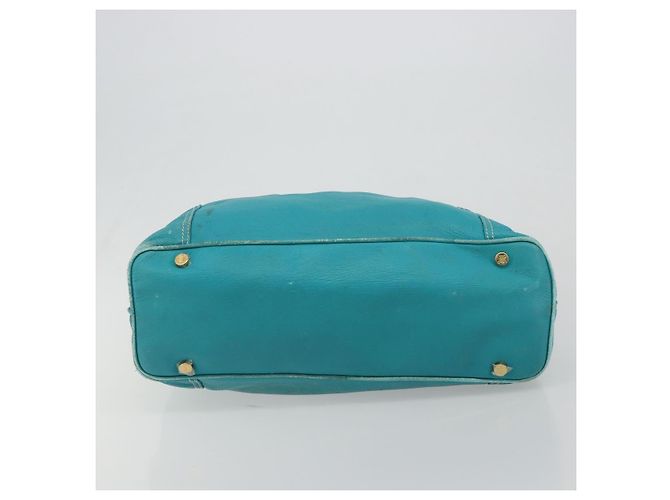 Céline CELINE Tote Bag Leather Blue Gold - vista 5