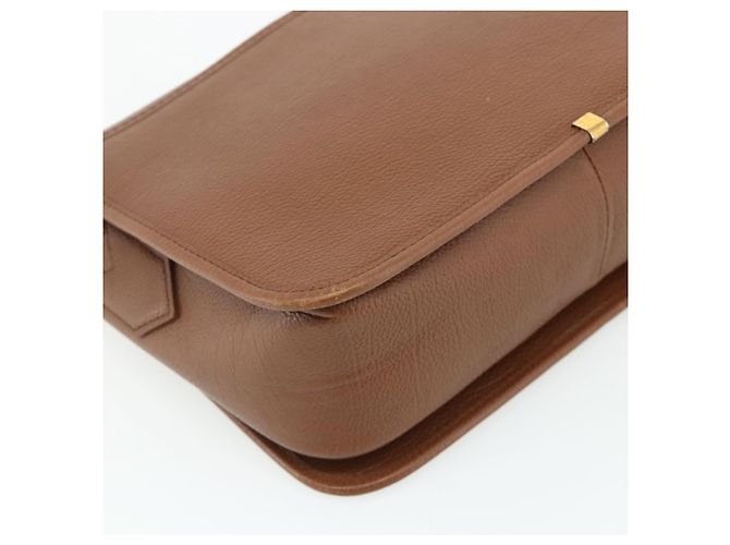 SAINT LAURENT Shoulder Bag Leather Brown Gold - vista 16