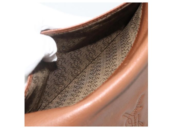 SAINT LAURENT Shoulder Bag Leather Brown Gold - vista 21