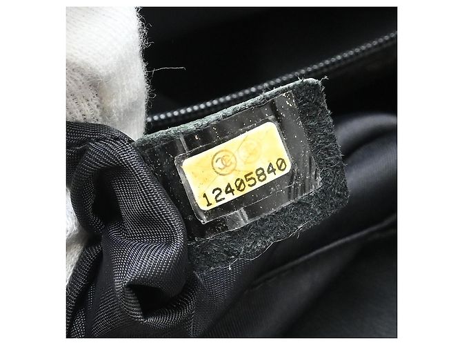 Chanel Biarritz Tote aus gestepptem beschichtetem Canvas Large Schwarz - Ansicht 5