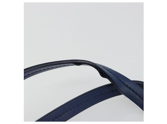Chloé Chloe Tote Bag Leather Blue Gold - vista 9