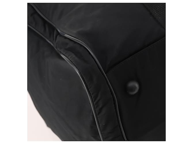 PRADA Boston Bag Nylon 2way Black Silver - vista 19