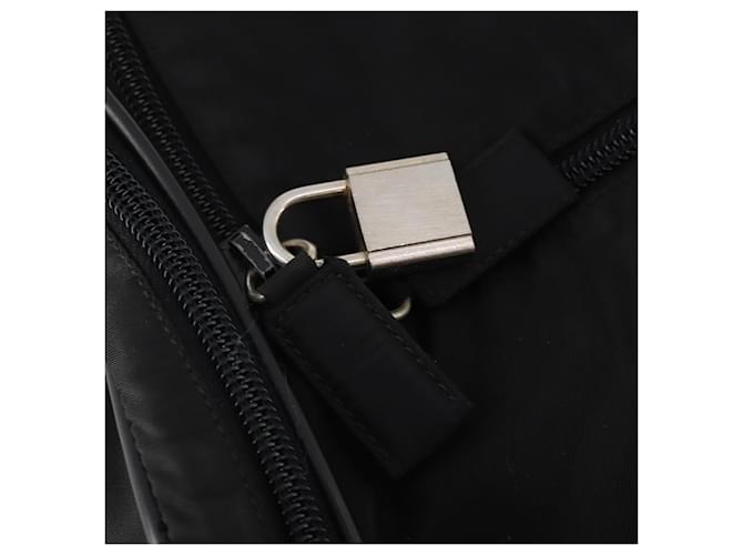 PRADA Boston Bag Nylon 2way Black Silver - vista 22