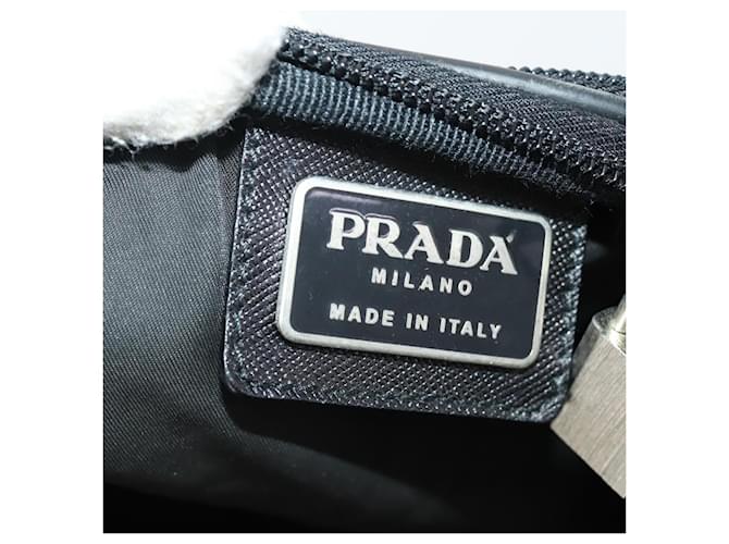 PRADA Boston Bag Nylon 2way Black Silver - vista 25