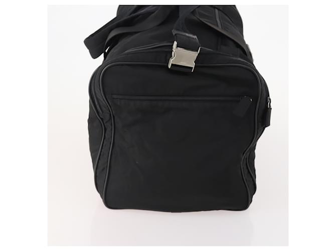 PRADA Boston Bag Nylon 2way Black Silver - vista 3
