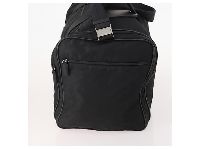 PRADA Boston Bag Nylon 2way Black Silver - vista 4