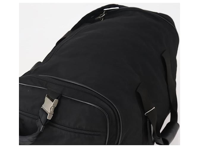 PRADA Boston Bag Nylon 2way Black Silver - vista 6
