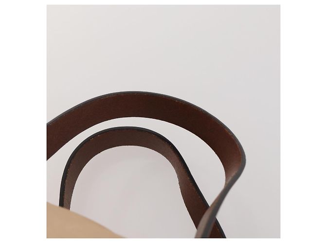Céline CELINE Hand Bag Leather Beige Gold - vista 8