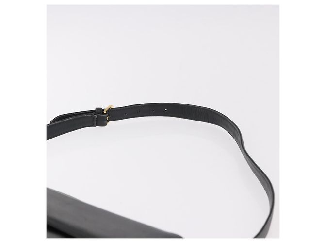 GUCCI Shoulder Bag Leather 2way Black Gold - vista 15