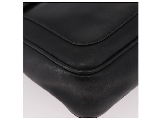 GUCCI Shoulder Bag Leather 2way Black Gold - vista 16