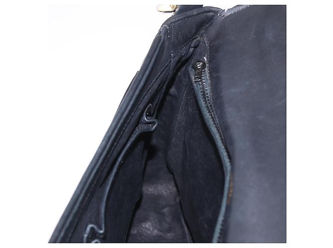 GUCCI Shoulder Bag Leather 2way Black Gold - vista 21