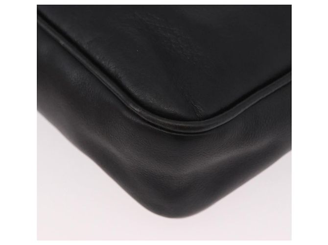 GUCCI Shoulder Bag Leather 2way Black Gold - vista 9
