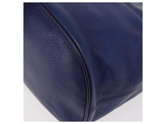 Céline CELINE Chain Shoulder Bag Leather Blue Silver - vista 13