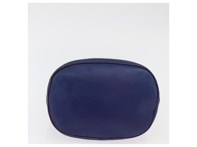 Céline CELINE Chain Shoulder Bag Leather Blue Silver - vista 9