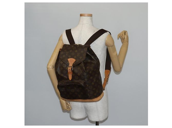 LOUIS VUITTON Monogram Montsouris GM Backpack M51135 LV - vista 26