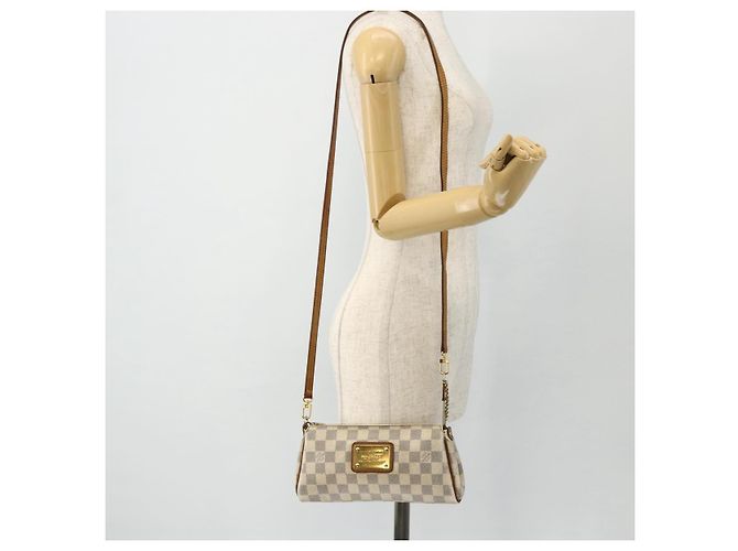 LOUIS VUITTON Damier Azur Eva Shoulder Bag 2way N55214 LV - vista 24