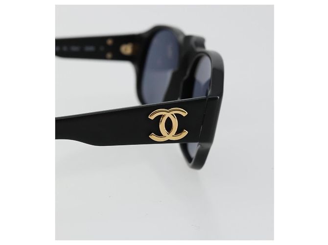 Gafas de sol CHANEL COCO Mark plástico Negro CC - vista 8