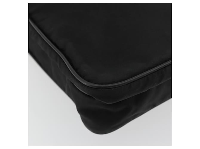 PRADA Shoulder Bag Nylon Black Silver - vista 11