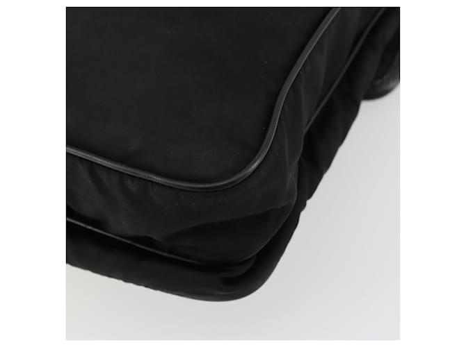 PRADA Shoulder Bag Nylon Black Silver - vista 12