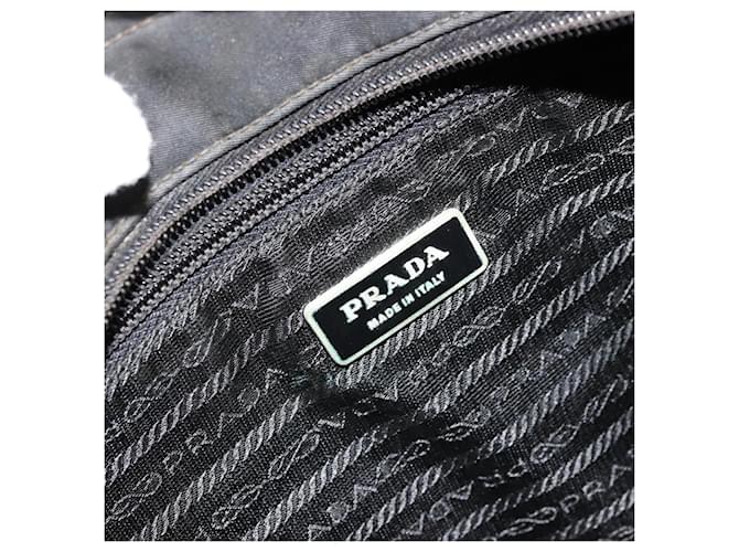 PRADA Shoulder Bag Nylon Black Silver - vista 16