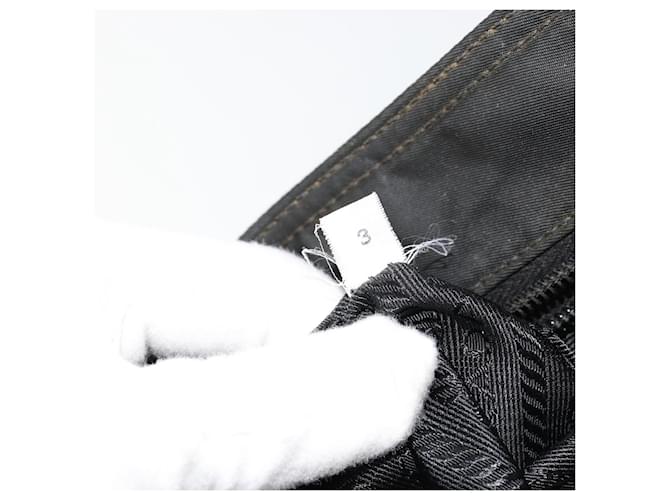 PRADA Shoulder Bag Nylon Black Silver - vista 23