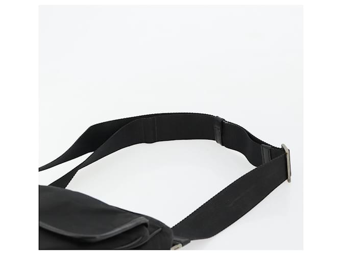 PRADA Shoulder Bag Nylon Black Silver - vista 8