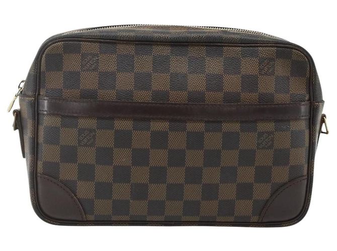 LOUIS VUITTON Damier Ebene Trocadero 27 Shoulder Bag SPO N48085 LV - vista 13