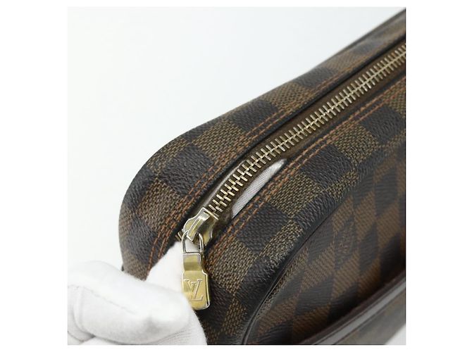 LOUIS VUITTON Damier Ebene Trocadero 27 Shoulder Bag SPO N48085 LV - vista 8