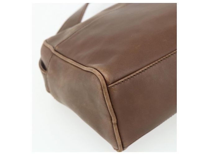 Céline CELINE Circle Shoulder Bag Leather Brown Gold - vista 13
