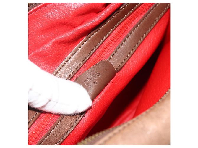 Céline CELINE Circle Shoulder Bag Leather Brown Gold - vista 22