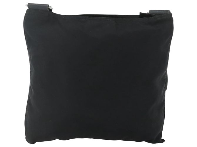 PRADA Schultertasche Nylon Black Silver - Ansicht 3