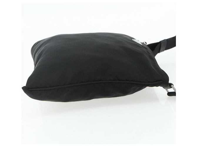 PRADA Schultertasche Nylon Black Silver - Ansicht 5