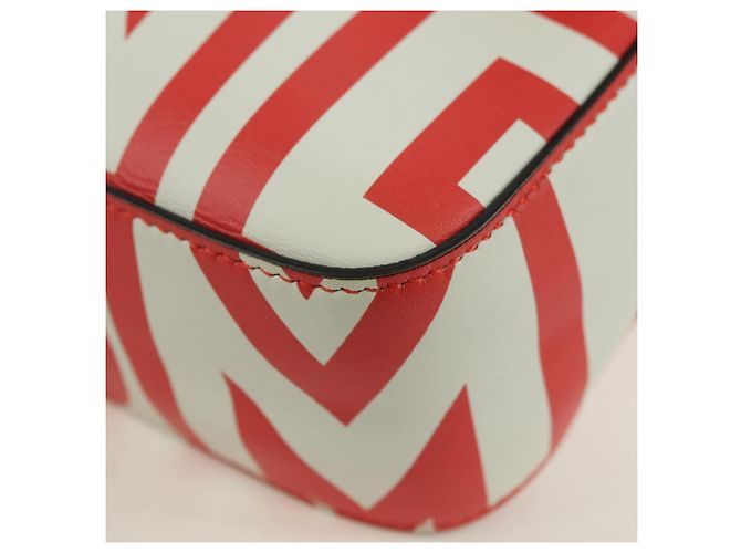 FENDI Marc Jacobs Collaboration Mamma Baguette Leather 2way Red - vista 16