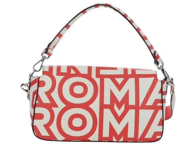 FENDI Marc Jacobs Collaboration Mamma Baguette Leather 2way Red - vista 2