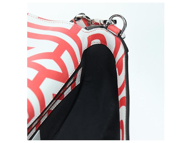 FENDI Marc Jacobs Collaboration Mamma Baguette Leather 2way Red - vista 23