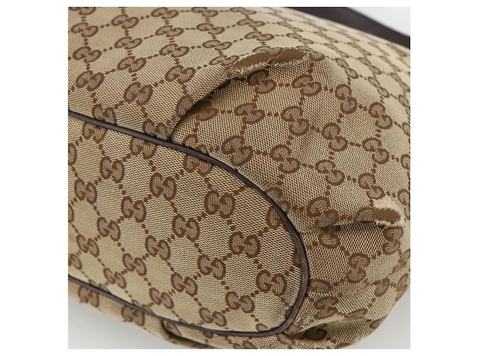 GUCCI GG Canvas Shoulder Bag Outlet Beige Silver 388930 - vista 15